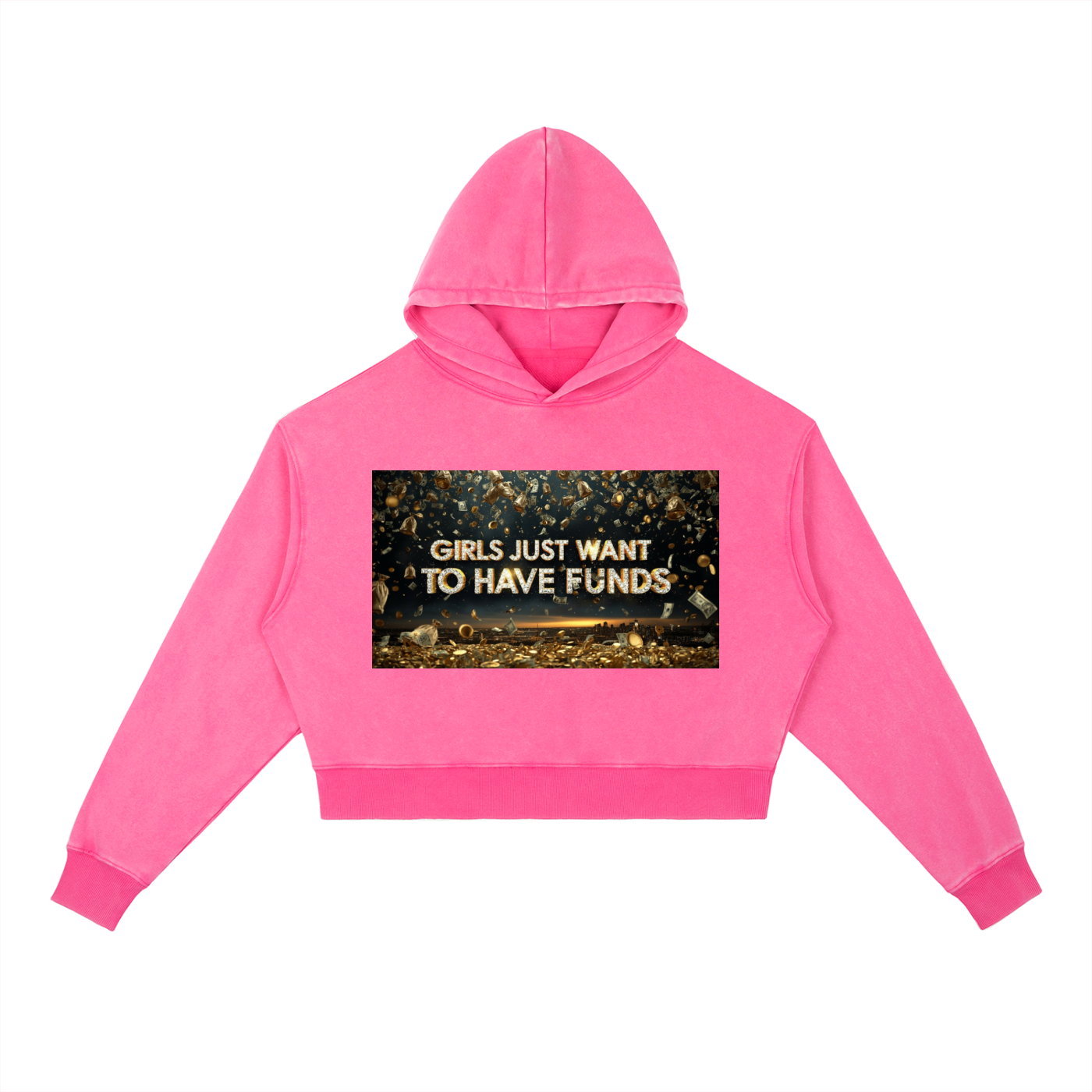 Girls Just Wanna Have Funds Heavyweight Hoodie